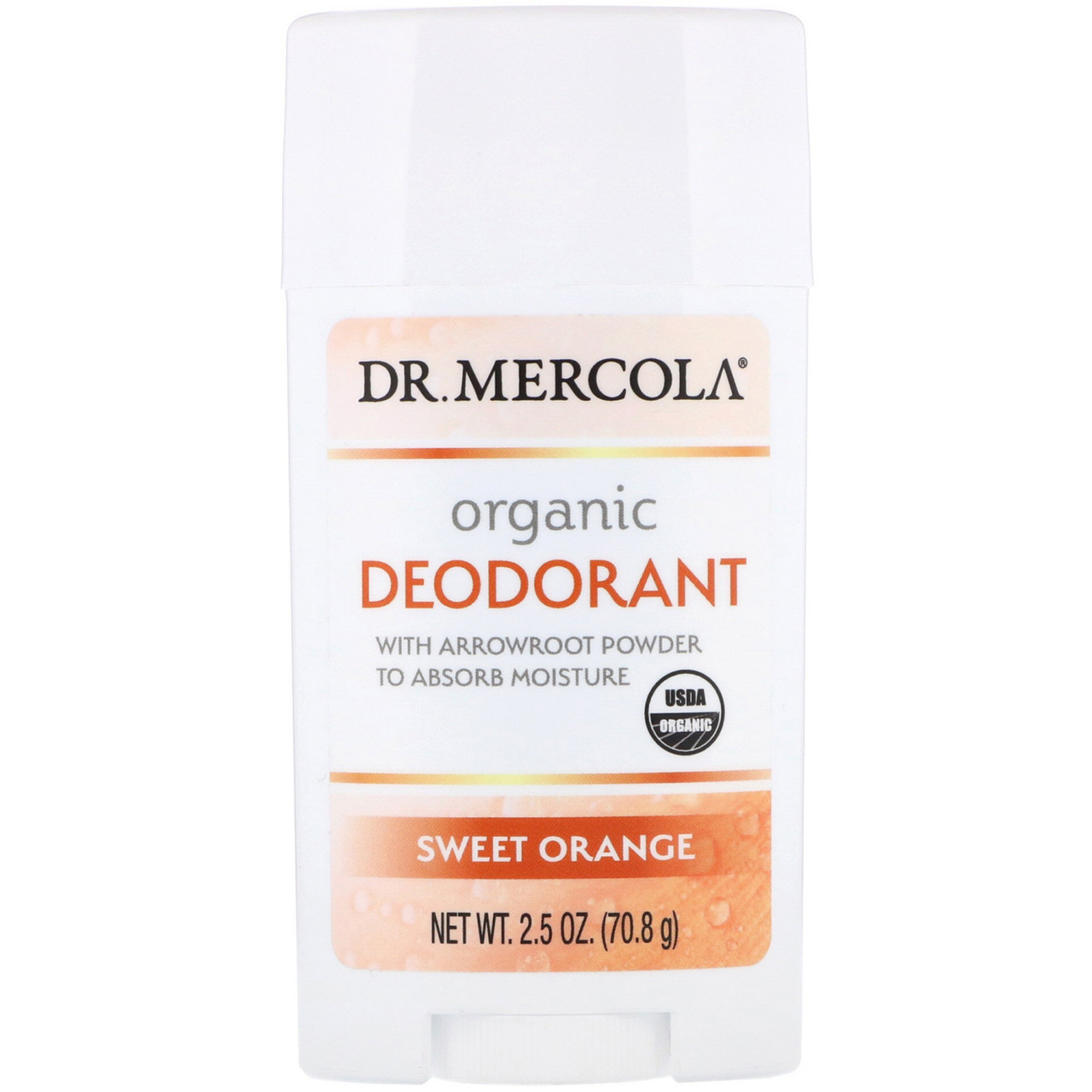 Dr. Mercola, Organic Deodorant, Sweet Orange, 2.5 oz (70.8 g) BX926