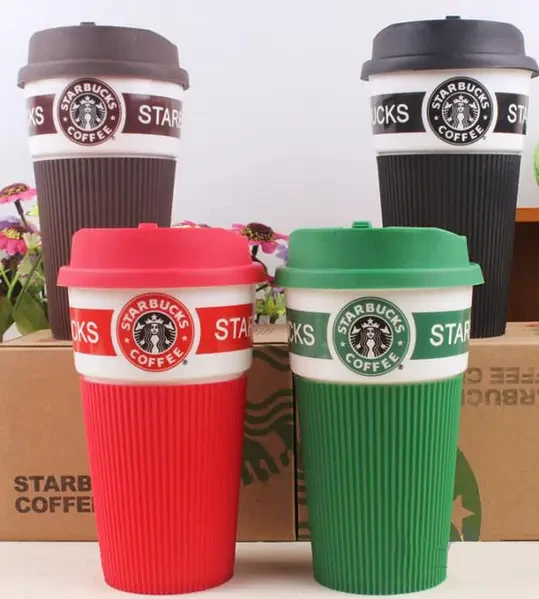 Термокружка Керамическая Starbucks Старбакс 350 мл Банка Чашка To Go
