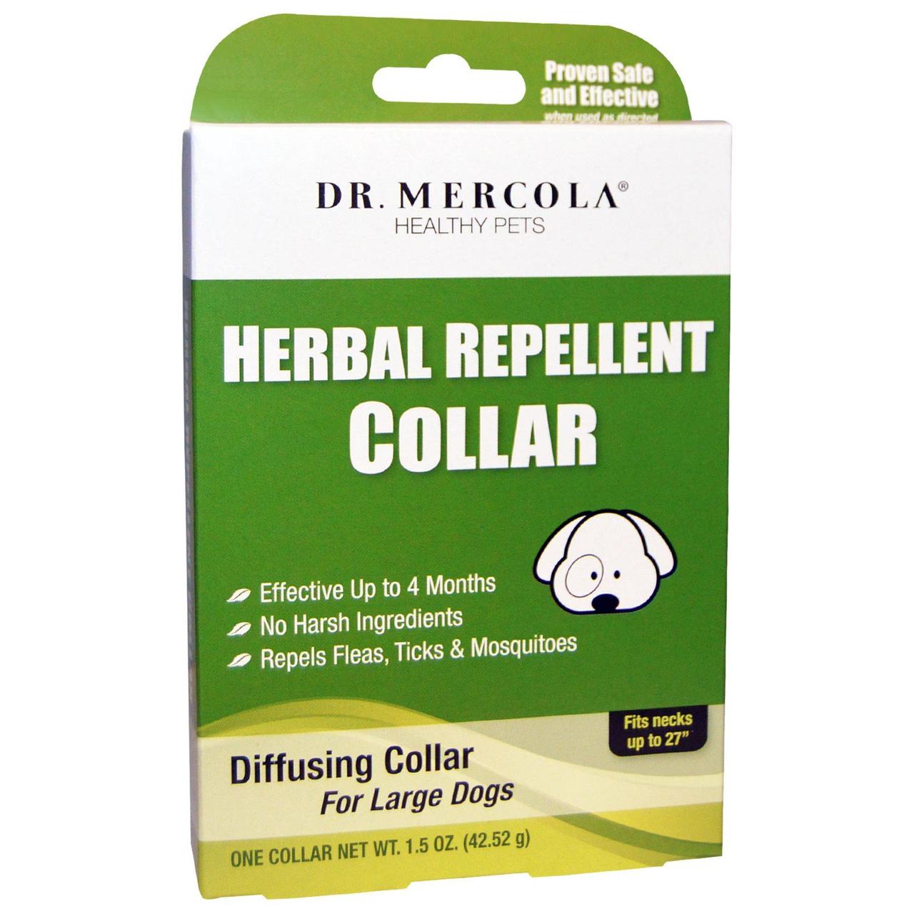 Нашийник від бліх для великих собак, Dr. Mercola, 42,52 г. BX938