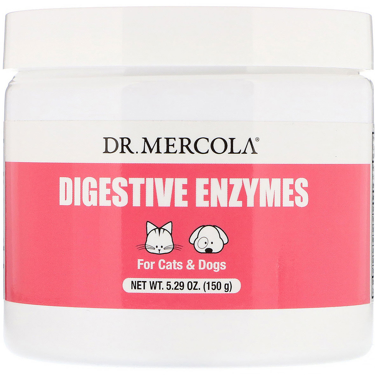 Травні ферменти для тварин, Dr. Mercola,150 г. BX942