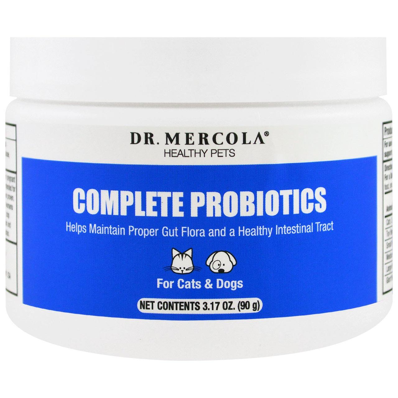 Пробіотики для тварин, Probiotics for Pets, Dr. Mercola, 90 г. BX943