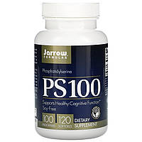 Jarrow Formulas, PS 100, фосфатидилсерин, 100 мг, 120 мягких таблеток