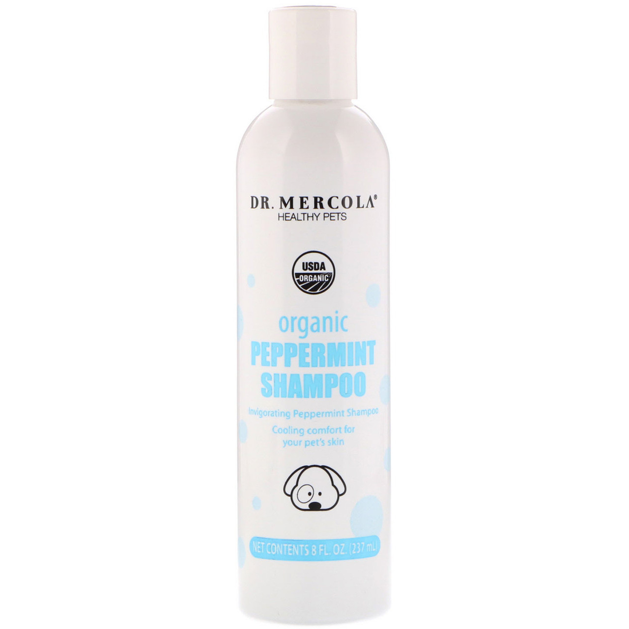 Dr. Mercola, Healthy Pets, Organic Peppermint Shampoo, for Dogs, 8 fl oz (237 ml) BX952