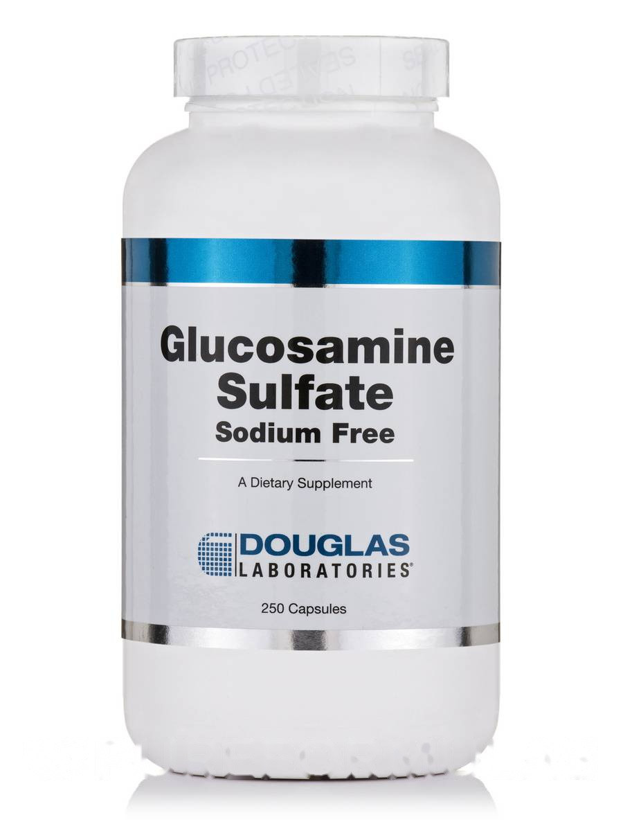 Сульфат глюкозаміну, Glucosamine Sulfate, Douglas Laboratories, 250 капсул BX253, фото 1