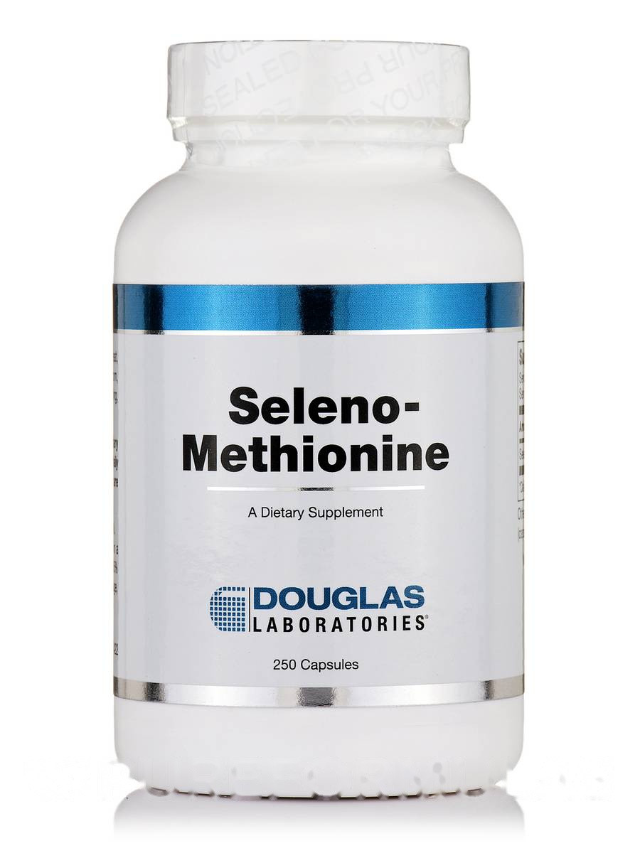 Селено-метіонін, Seleno-Methionine, Douglas Laboratories, 250 капсул BX260