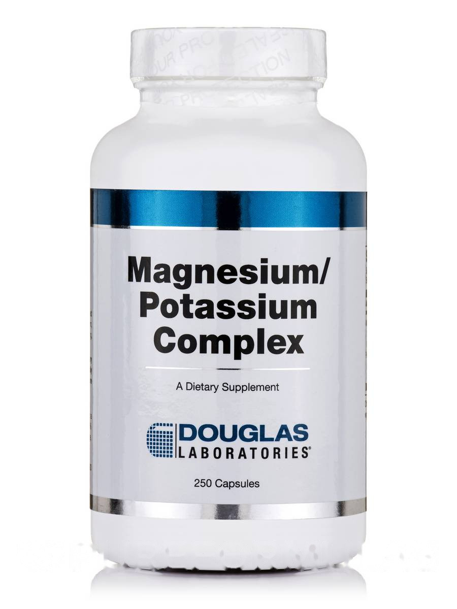 Магній/Клай Комплекс, Magnesium Potassium Complex, Douglas Laboratories, 250 капсул BX263