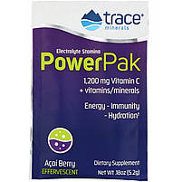 Trace Minerals Research, Electrolyte Stamina, Power Pak, 1200 mg, Acai, 30 Packets, 0.18 oz (5.2 g) Each BX926, фото 4