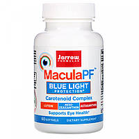 Препарат для зрения, защита от синего света, MaculaPF Blue Light Protection, Jarrow Formulas, 60 желатиновых