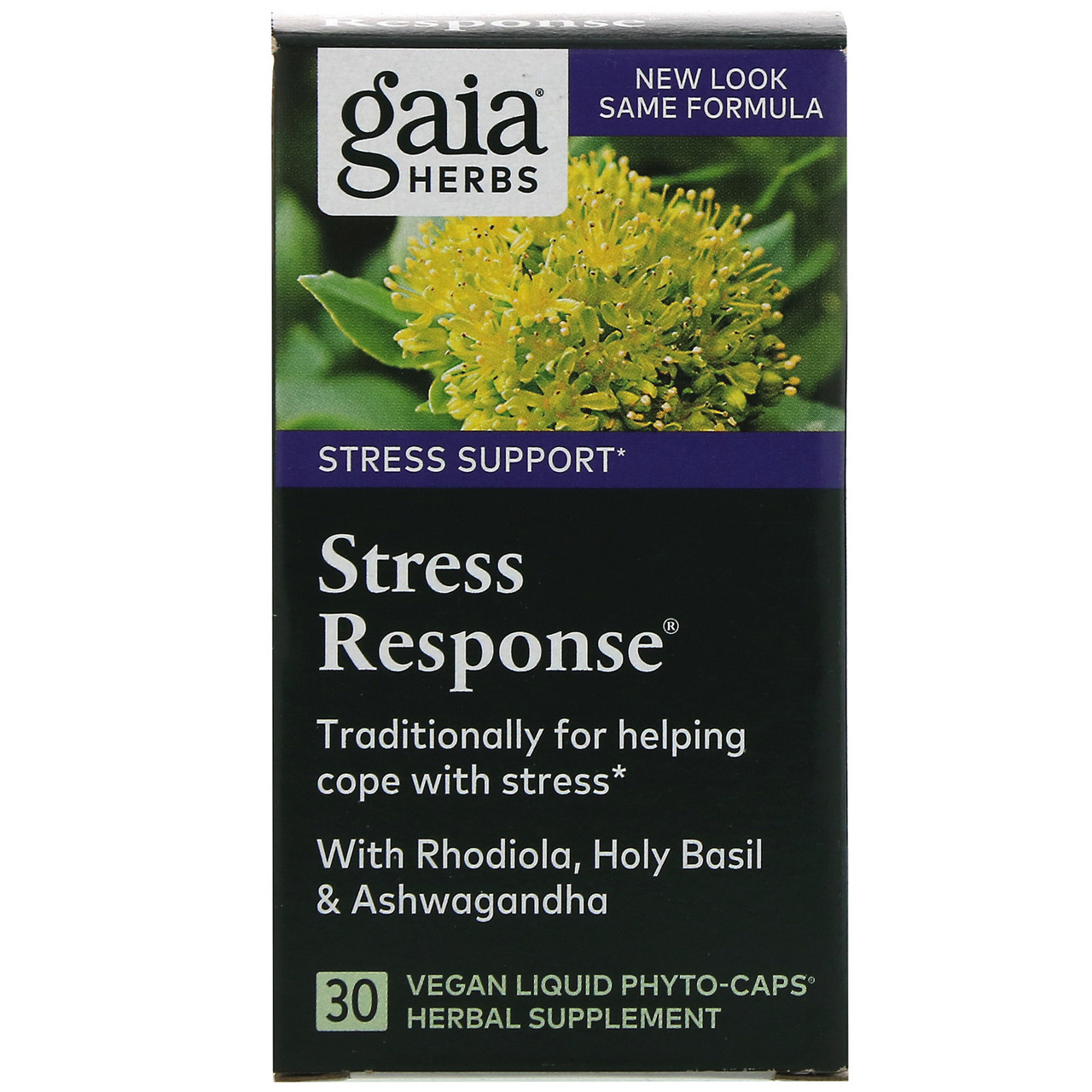 Купить Формула от стресса, Stress Response, Gaia Herbs, 30 капсул, цена ...