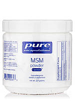 MSM Порошок, MSM Powder, Pure Encapsulations, 227 Грамм