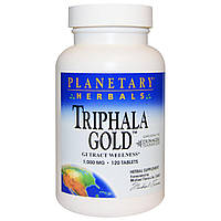 Трифала (Triphala), Planetary Herbals, 1000 мг, 120 таблеток