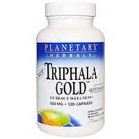 Трифала (Triphala Gold), Planetary Herbals, 550 мг, 120 капсул