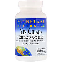 Эхинацея и девясил (Echinacea Complex), Planetary Herbals, 600 мг, 120