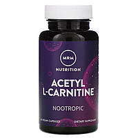 Ацетил-L-Карнитин для похудения, Acetyl L-Carnitine, MRM, 500 мг, 60 капсул