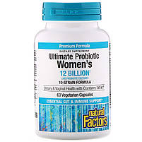 Пробіотики (Probiotic), Natural Factors, жіноча формула, 60 кап. BX818, фото 4