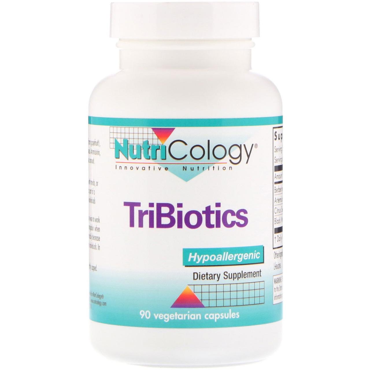 Пробіотики, ТриБіотик, Nutricology, 90 капсул BX456
