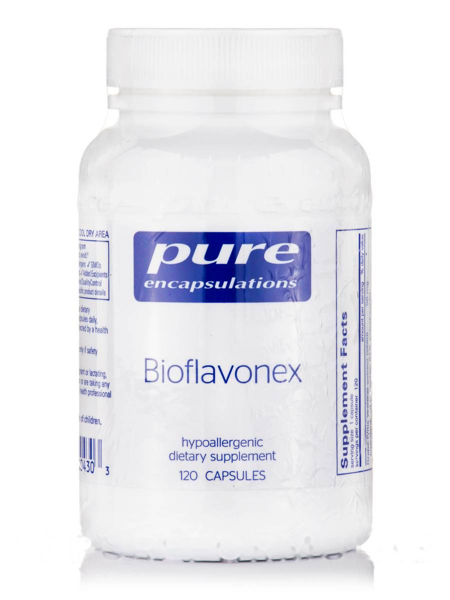 Біофлавонекс, Bioflavonex, Pure Encapsulations, 120 капсул BX569