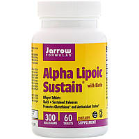 Альфа-липоевая кислота с биотином, Jarrow Formulas, 300 мг, 60