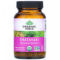 Шатавари, Shatavari, Organic India, 90 вегетарианских капсул