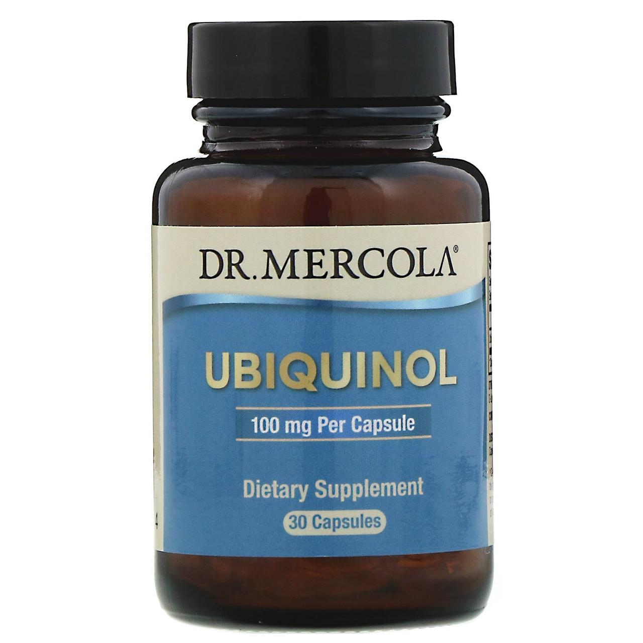 Убіхінол CoQH, Dr. Mercola, 100 мг, 30 кап. BX383