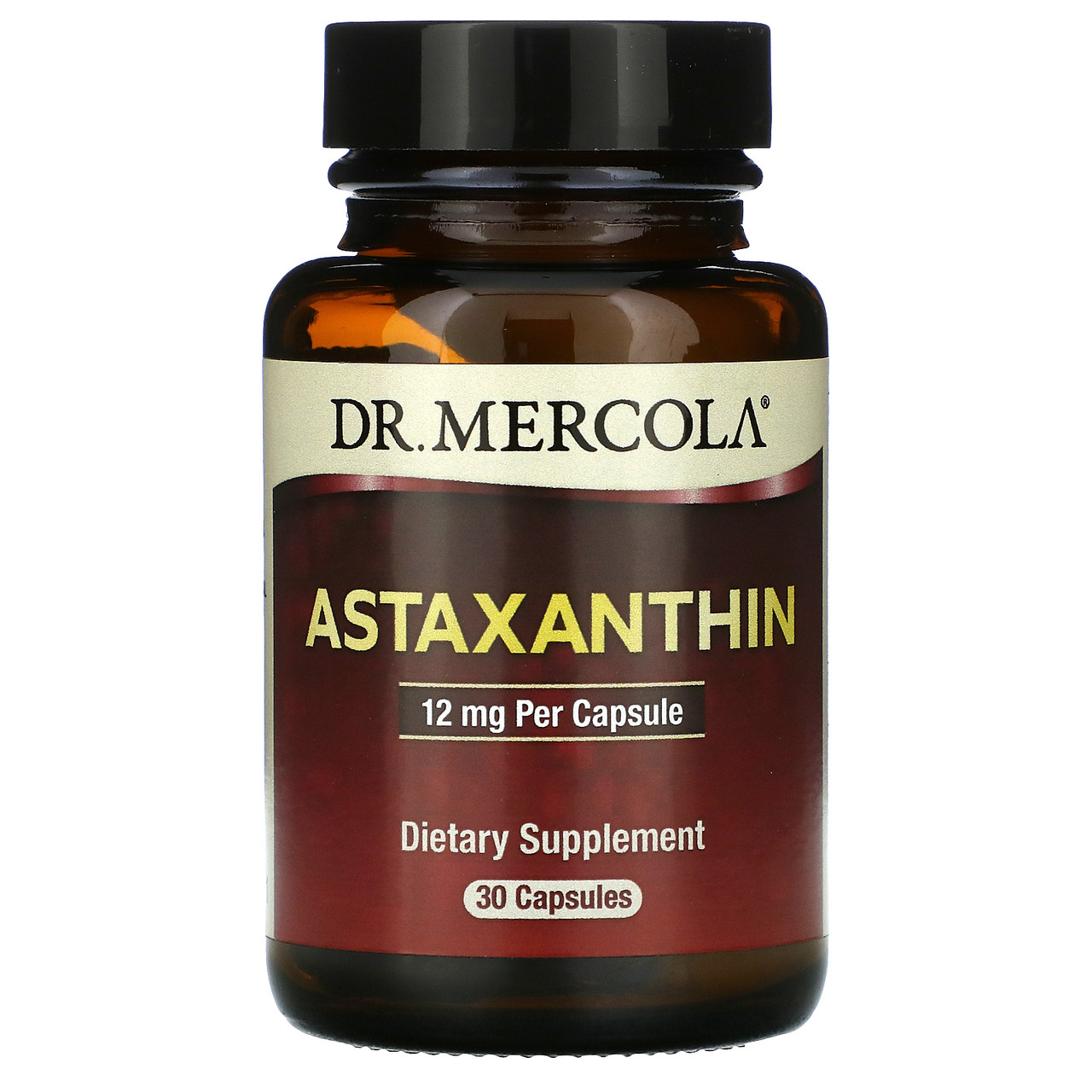 Dr. Mercola, Astaxanthin, 12mg, 30 Capsules BX384