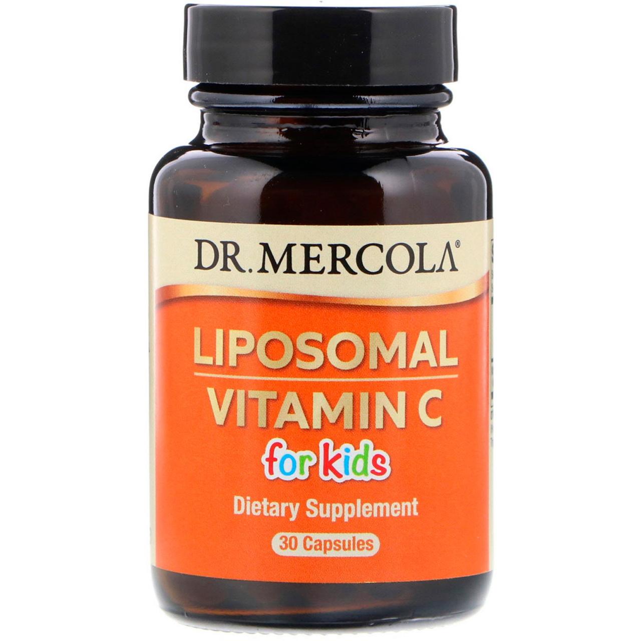 Dr. Mercola, ліпосомальний вітамін C для дітей, 30 капсул BX387