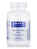 Сав Пальметто Плюс, с экстрактом корня крапивы, Saw Palmetto Plus with Nettle Root Extract, Pure