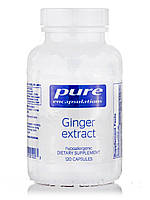 Экстракт имбиря, Ginger Extract, Pure Encapsulations, 120 капсул