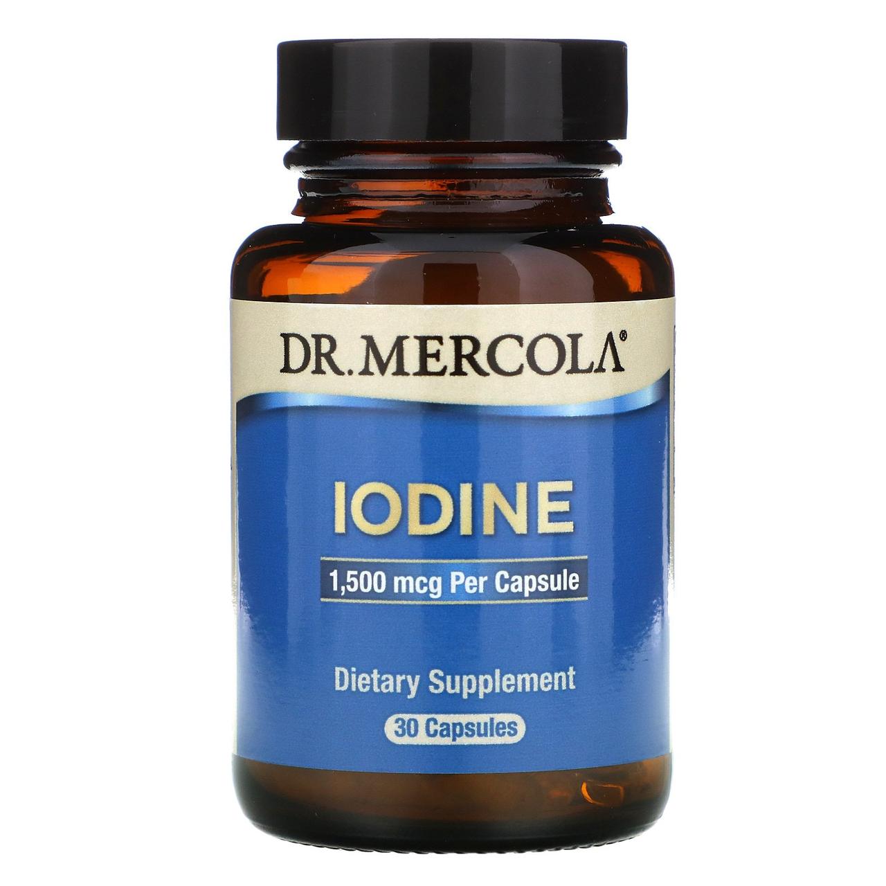 Йод, Dr. Mercola, 30 кап. BX397