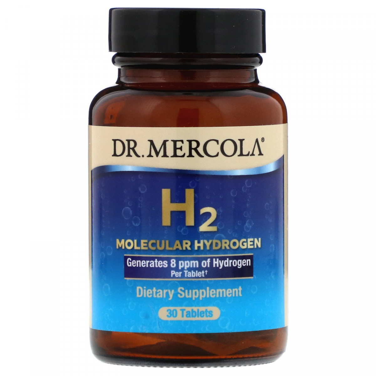 H2 молекулярний водень, H2 Molecular Hydrogen, Dr. Mercola, 30 таблеток BX402