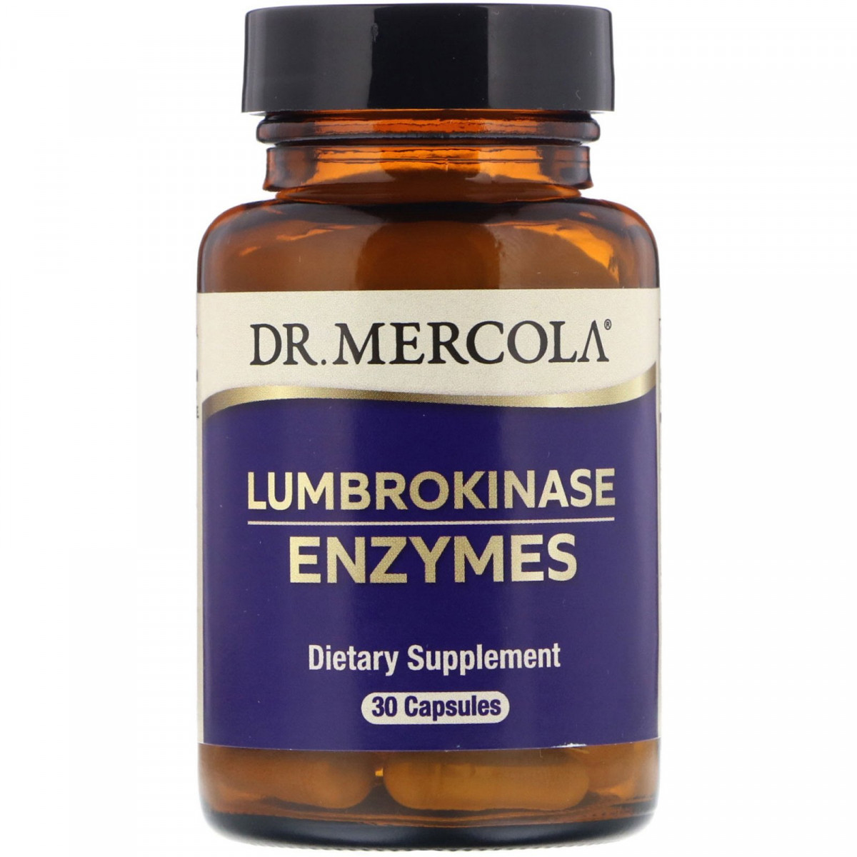 Ферменти люмброкінази, Lumbrokinase Enzymes, Dr. Mercola, 30 капсул BX403