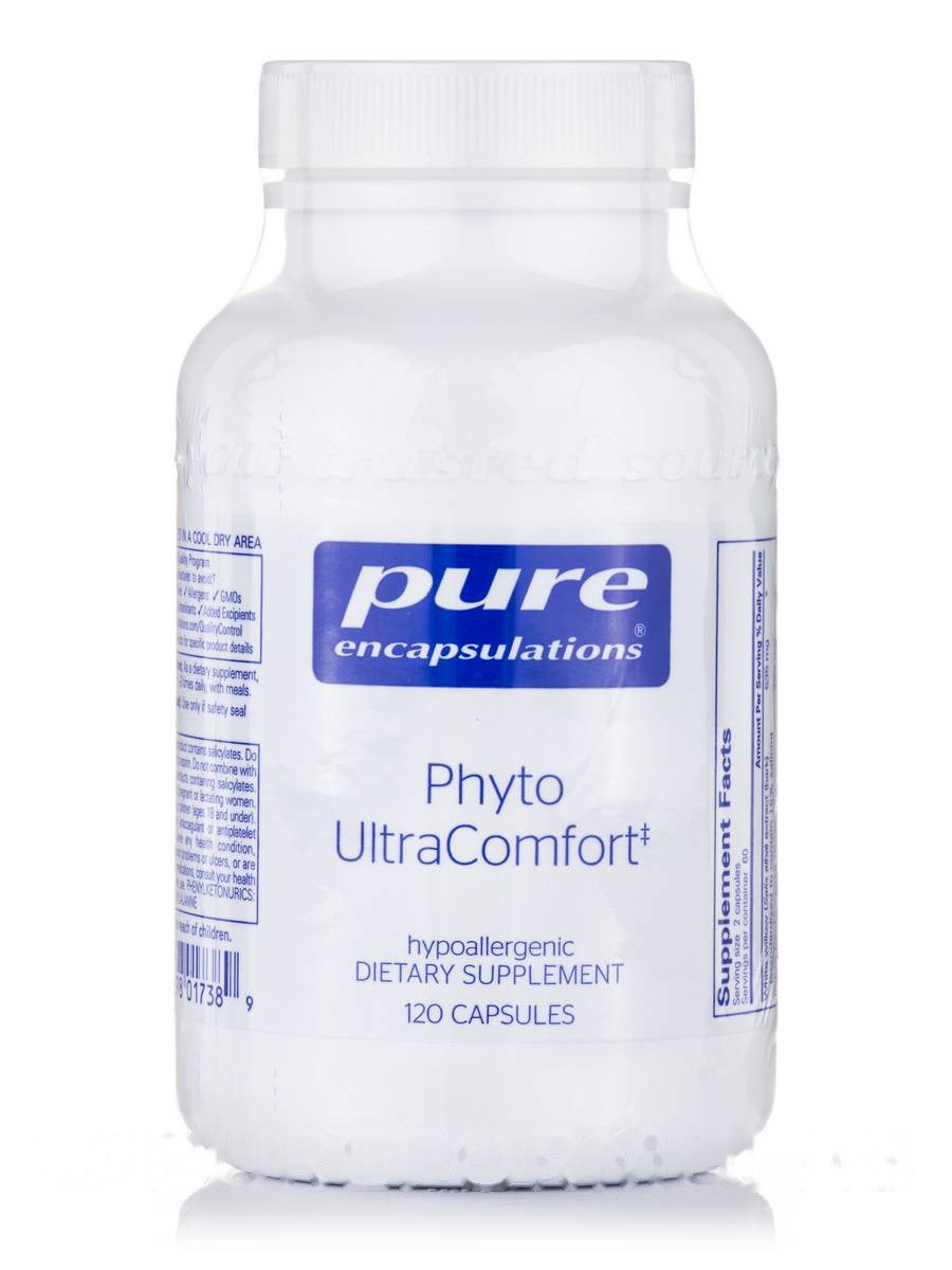 Фіто УльраКомфорт, Phyto UltraComfort, Pure Encapsulations, 120 капсул BX608