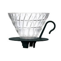 Фильтр-кофеварка Hario V60 01 Glass Dripper, Black, 200 мл