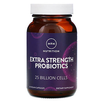 MRM, Екстра сила, Пробіотик, 30 вегетаріанських капсул BX789