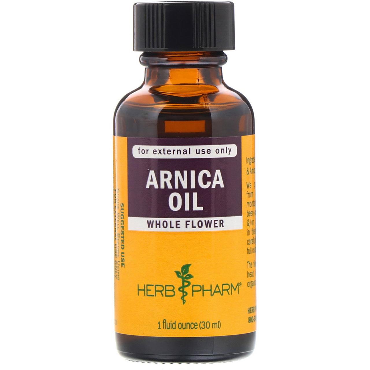 Олія арніки, Arnica Oil, Herb Pharm, (29.6 мл) BX846