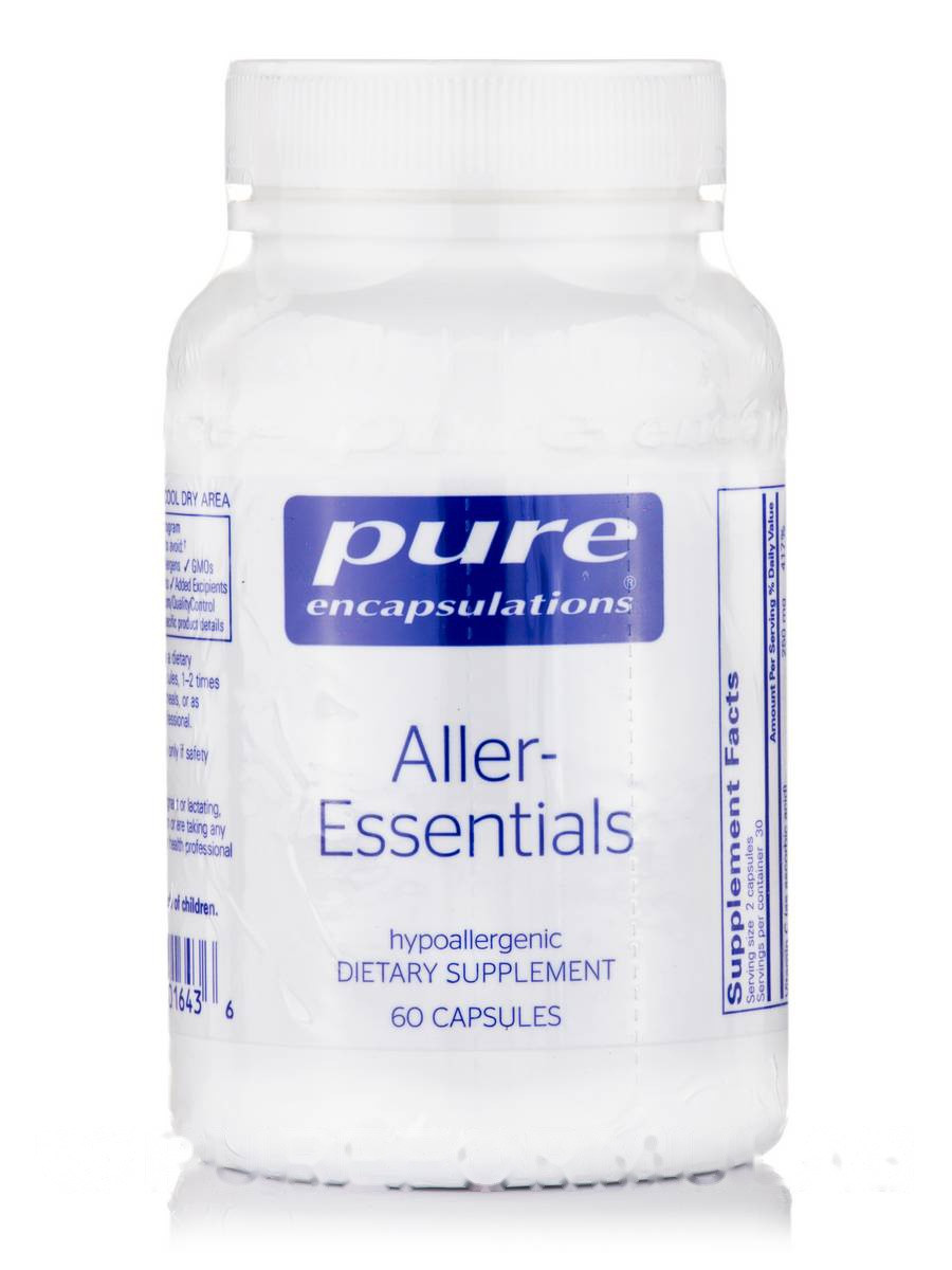 Алер-основа, Aller-Essentials, Pure Encapsulations, 60 капсул BX140