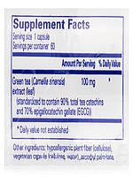 Екстракт зеленого чаю (без кофеїну), Green Tea Extract (decaffeinated), Pure Encapsulations, 60 капсул BX147, фото 6