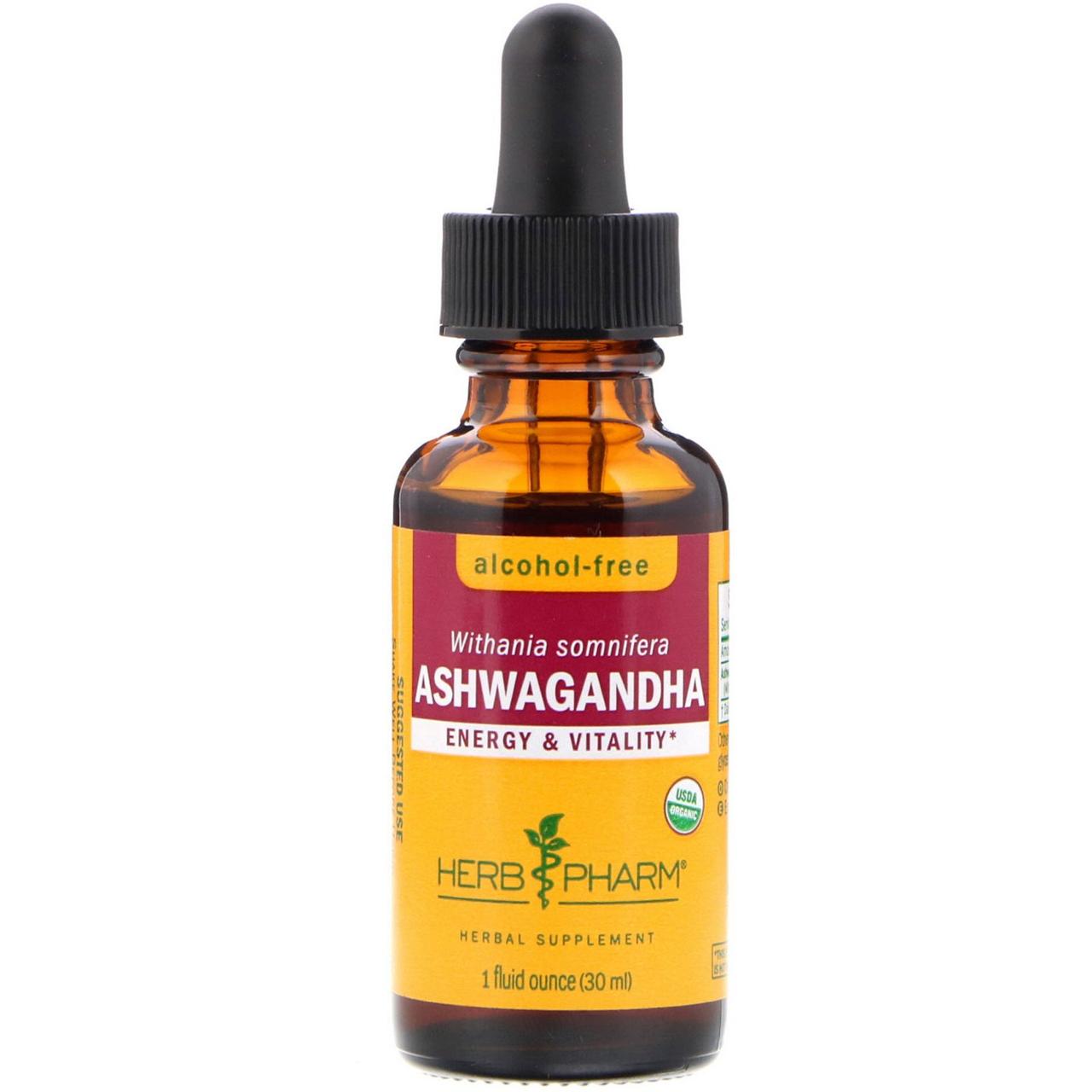 Herb Pharm, Ashwagandha, Alcohol-free, 1 fl oz (30 ml) BX023