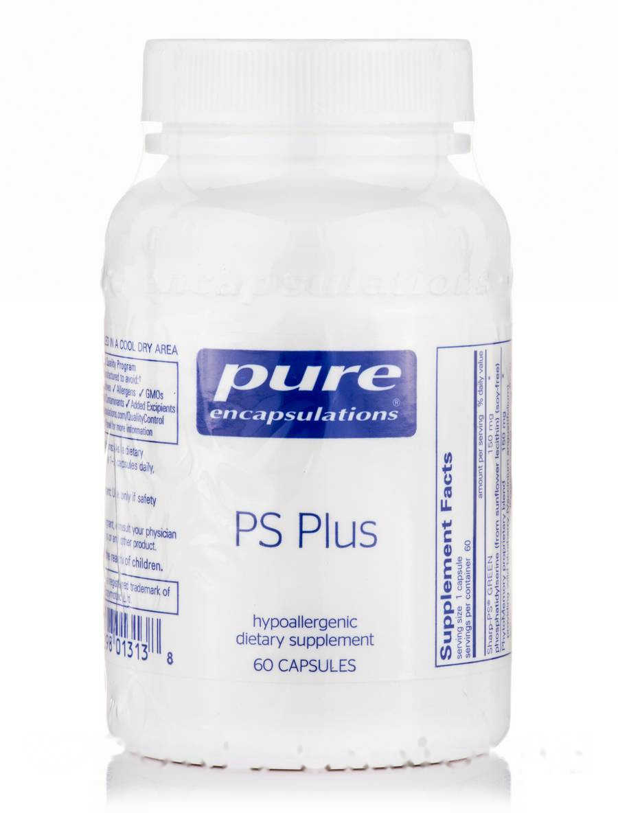 ПС ПЗ ПЗ, PS Plus, Pure Encapsulations, 60 Capsules BX148