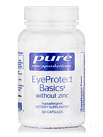 Основы защиты глаз без цинка, EyeProtect Basics w/o Zinc, Pure Encapsulations, 60 капсул