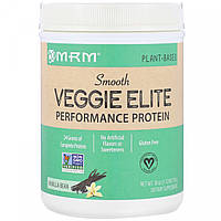 Элитный вегетарианский протеин, Smooth Veggie Elite Performance Protein, бобы ванили, MRM, 510 г