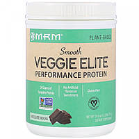 Элитный вегетарианский протеин, Smooth Veggie Elite Performance Protein, шоколадный мокко, MRM, 555 г