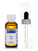 Жидкость DHA, DHA Liquid, Pure Encapsulations, 1 л. Ун (30 мл) BX182, фото 5