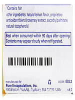 EPA/DHA Рідкий лимонний аромат, EPA/DHA Liquid Lemon Flavor, Pure Encapsulations, 7 фл. унцію (200 мл) BX185, фото 7