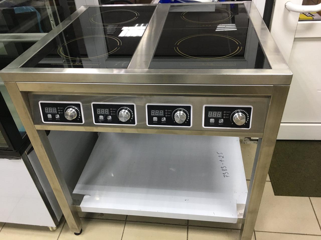 Плита індукційна 4-х конфорочна Techno Kitchen ПІН-4, фото 1
