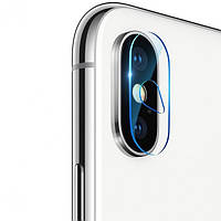 Защитное стекло Baseus Camera Lens Glass Film 0.2mm для iPhone XS Max Transparent (SGAPIPH65-JT02)