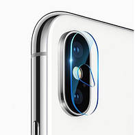 Защитное стекло Baseus Camera Lens Glass Film для iPhone X/XS Transparent (SGAPIPHX-AJT02)