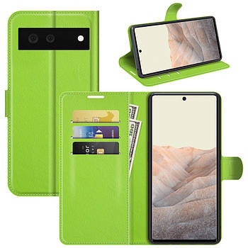 Чохол-книжка Litchie Wallet для Google Pixel 6 Light Green