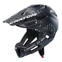 Велошлем Cratoni C-Maniac 2.0 MX S-M (52-56 см) чорний/антрацит матовий