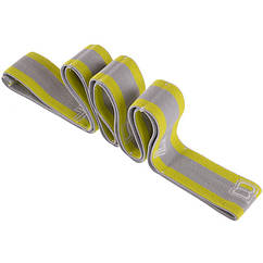 Стрічковий еспандер-еластична стрічка з петлями Elastiband (поліестер, еластан, 4х75 см, лимонний)